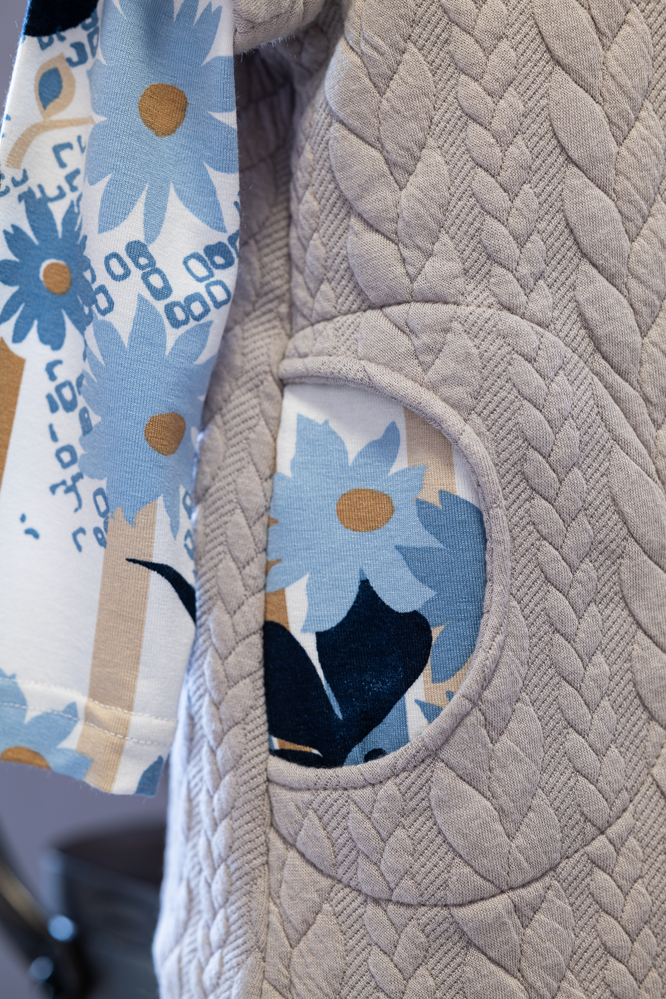 Robe tunique torsades