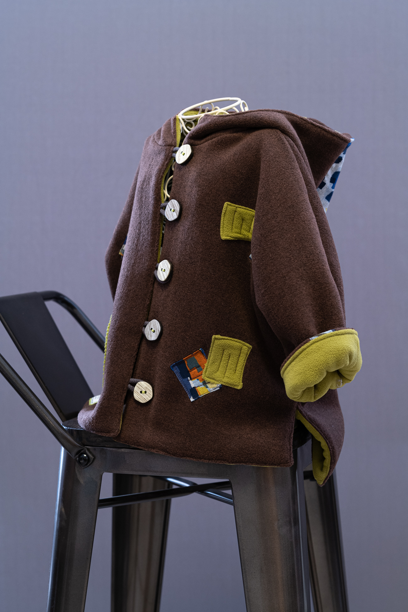 Veste polaire réversible