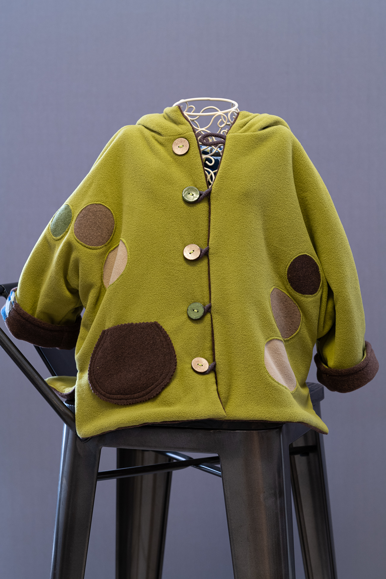 Veste polaire réversible