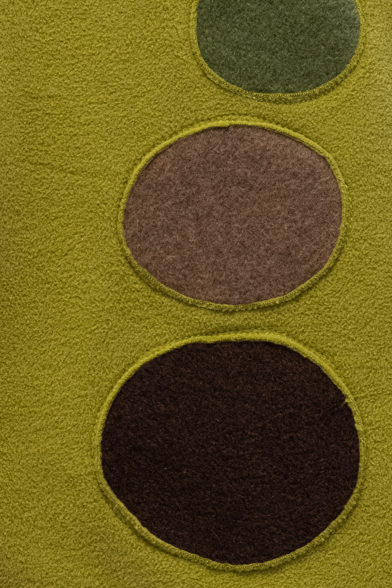 Détail veste polaire réversible