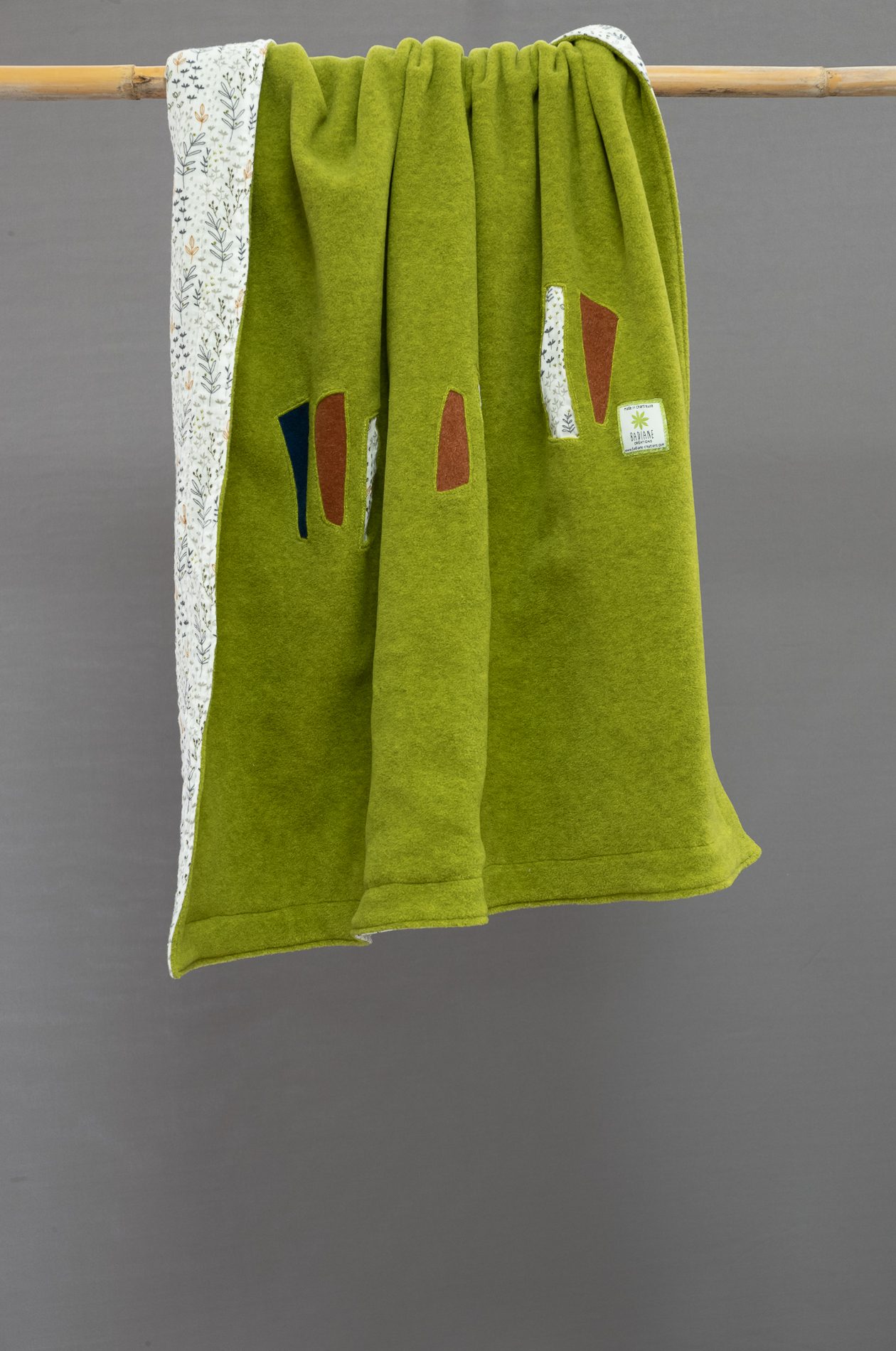 Couverture polaire réversible