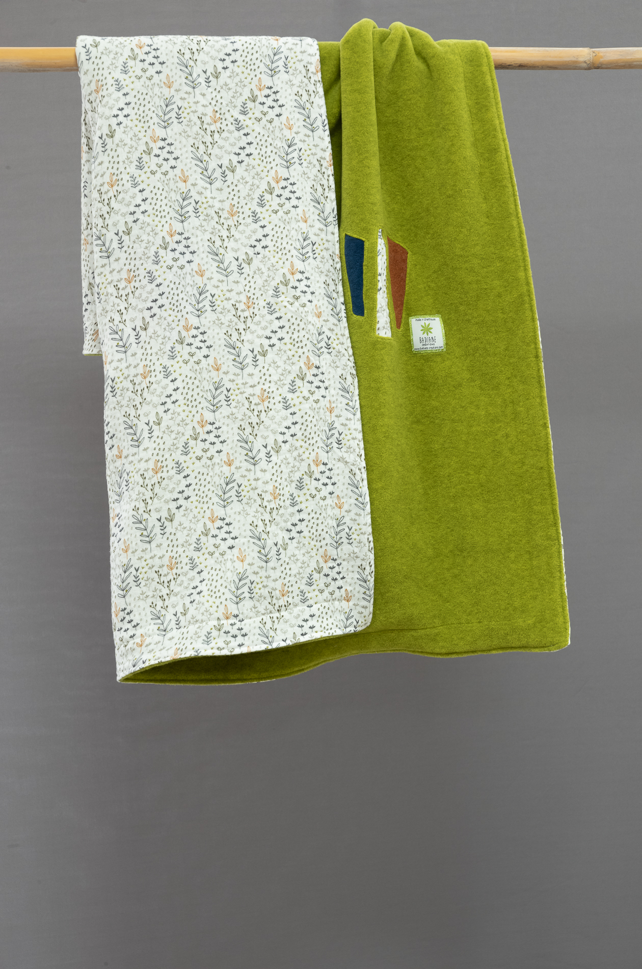 Couverture polaire réversible