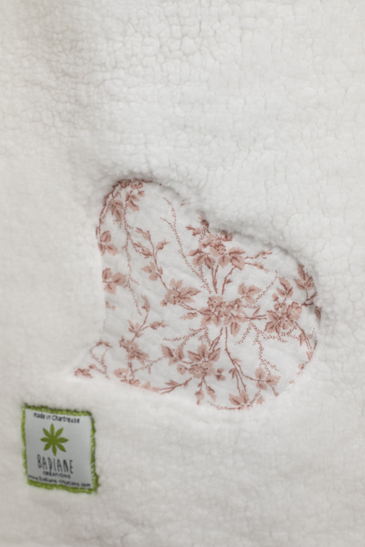 Détail couverture réversible