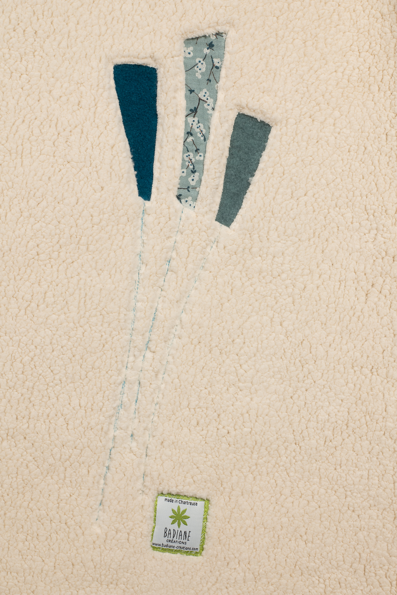 Détail couverture réversible