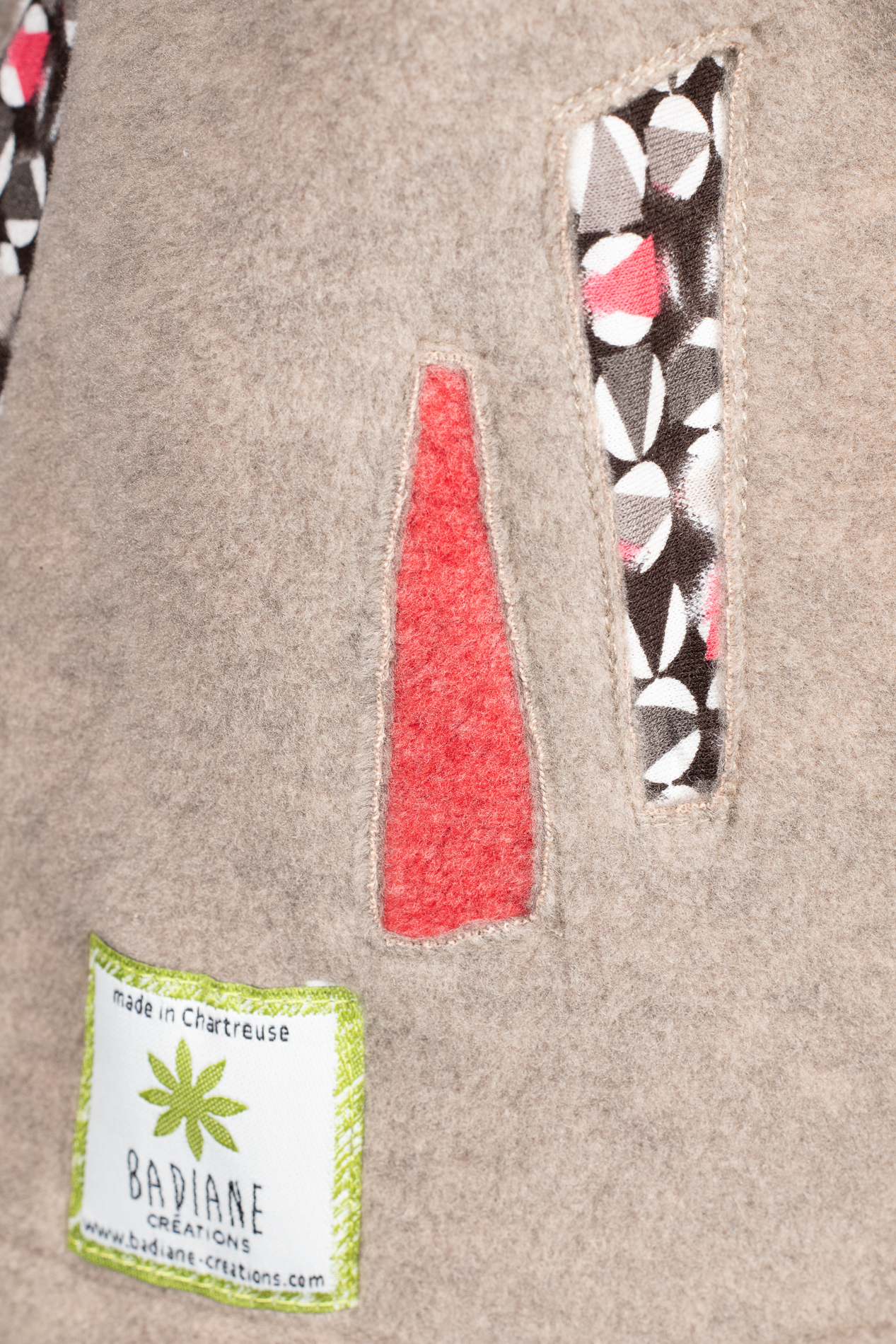 Veste Capucine détail