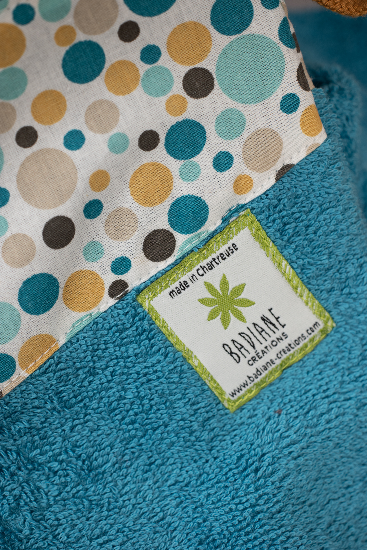 Détail cape de bain