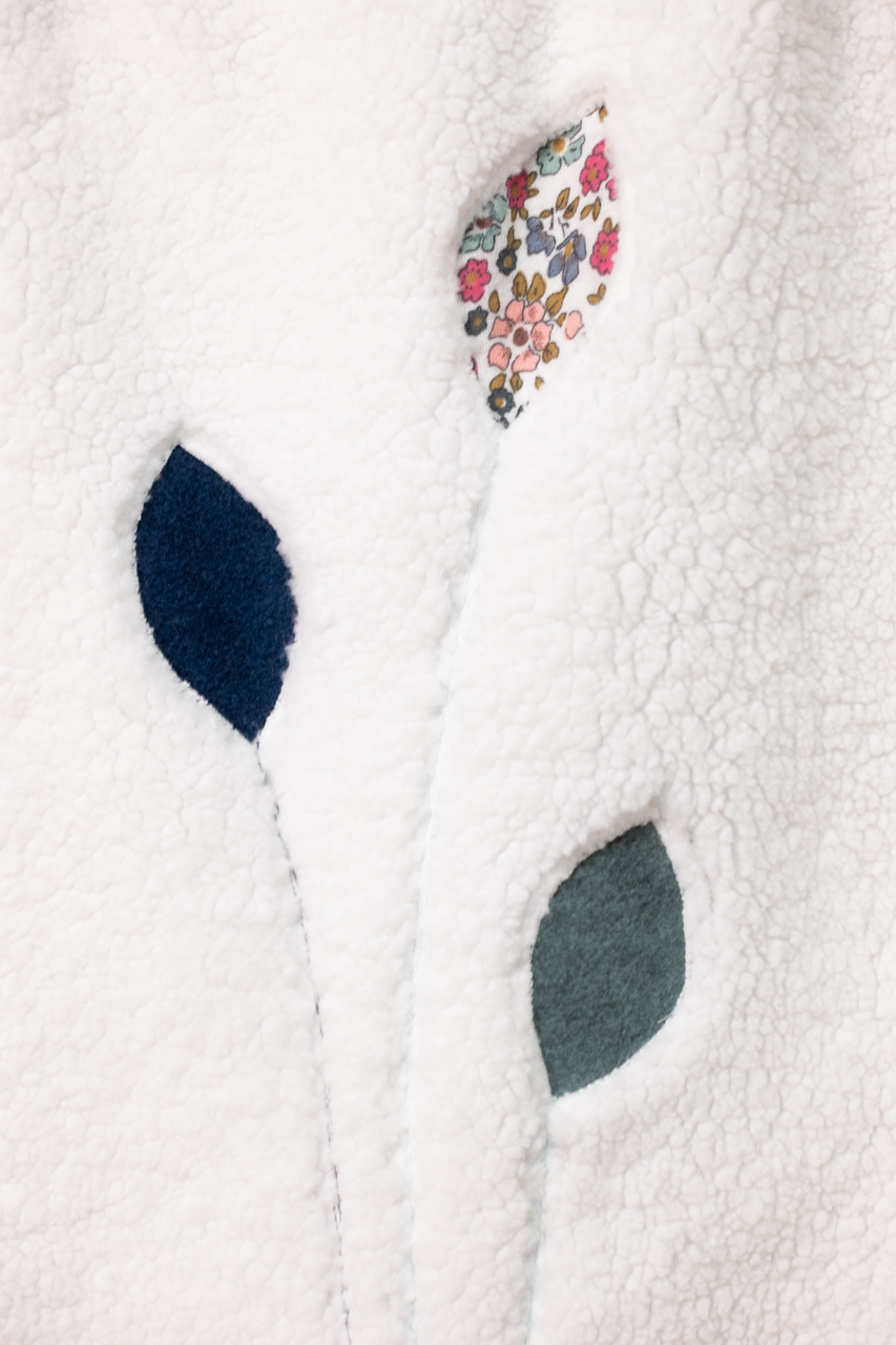 Détail couverture réversible