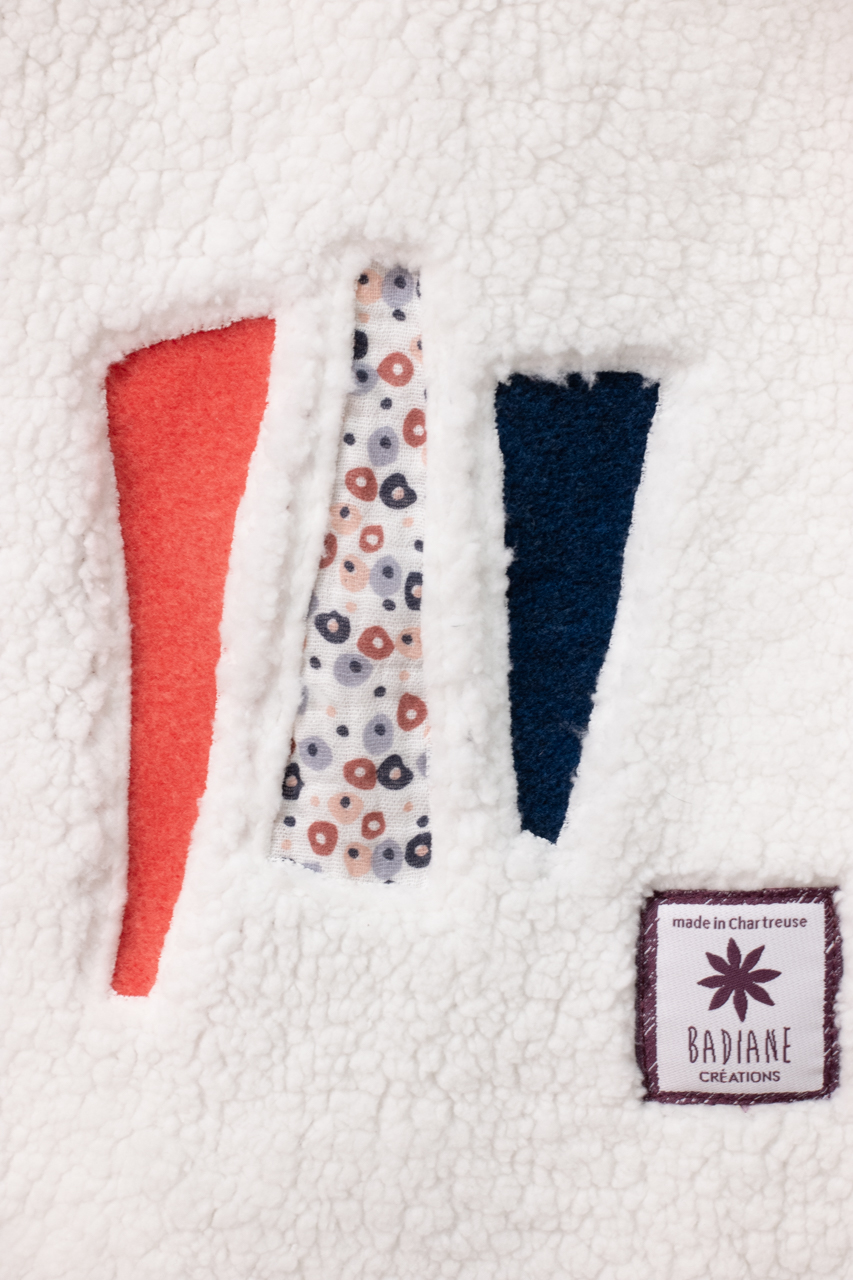 Détail couverture réversible