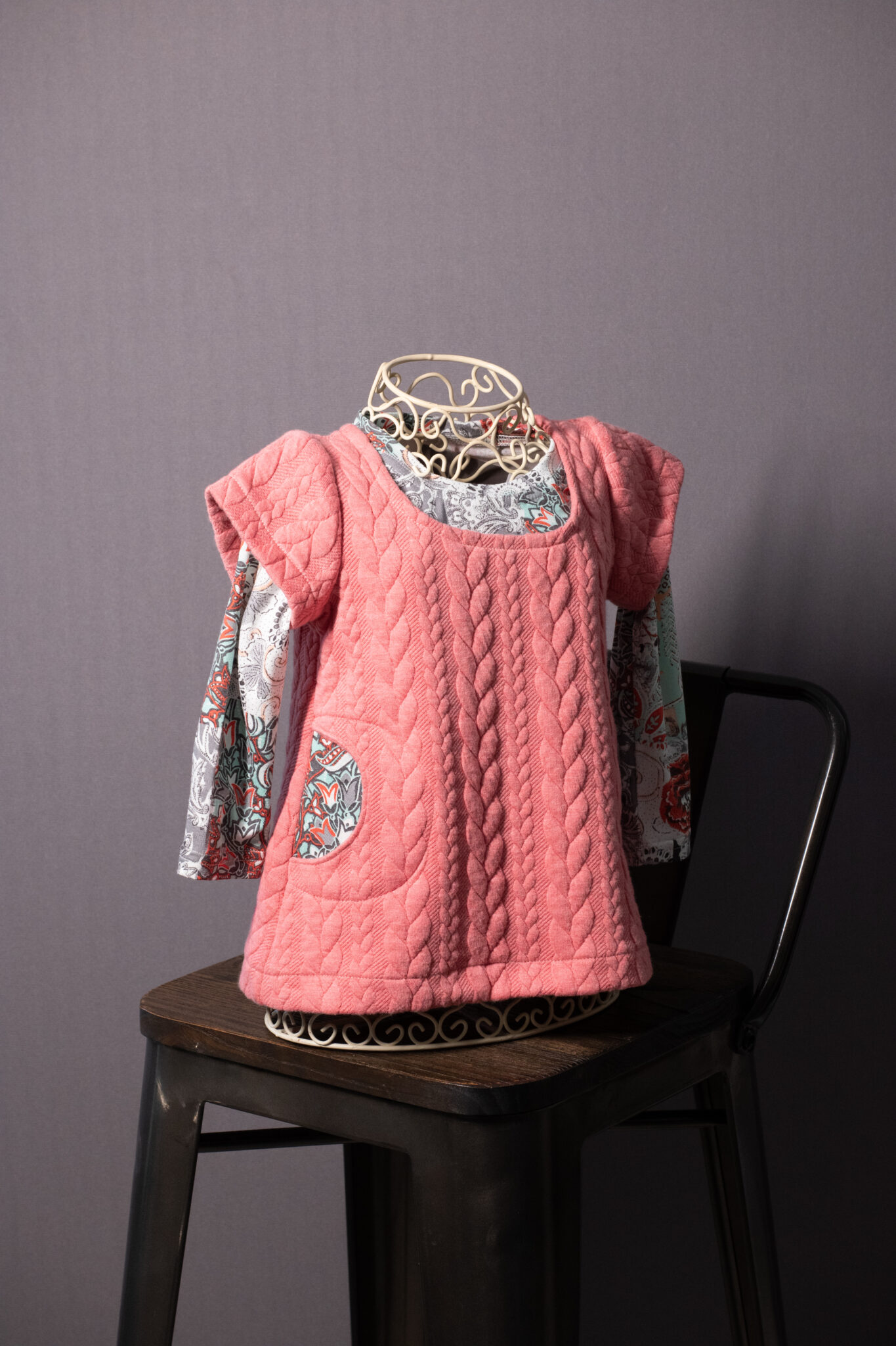 Robe tunique et tee-shirt