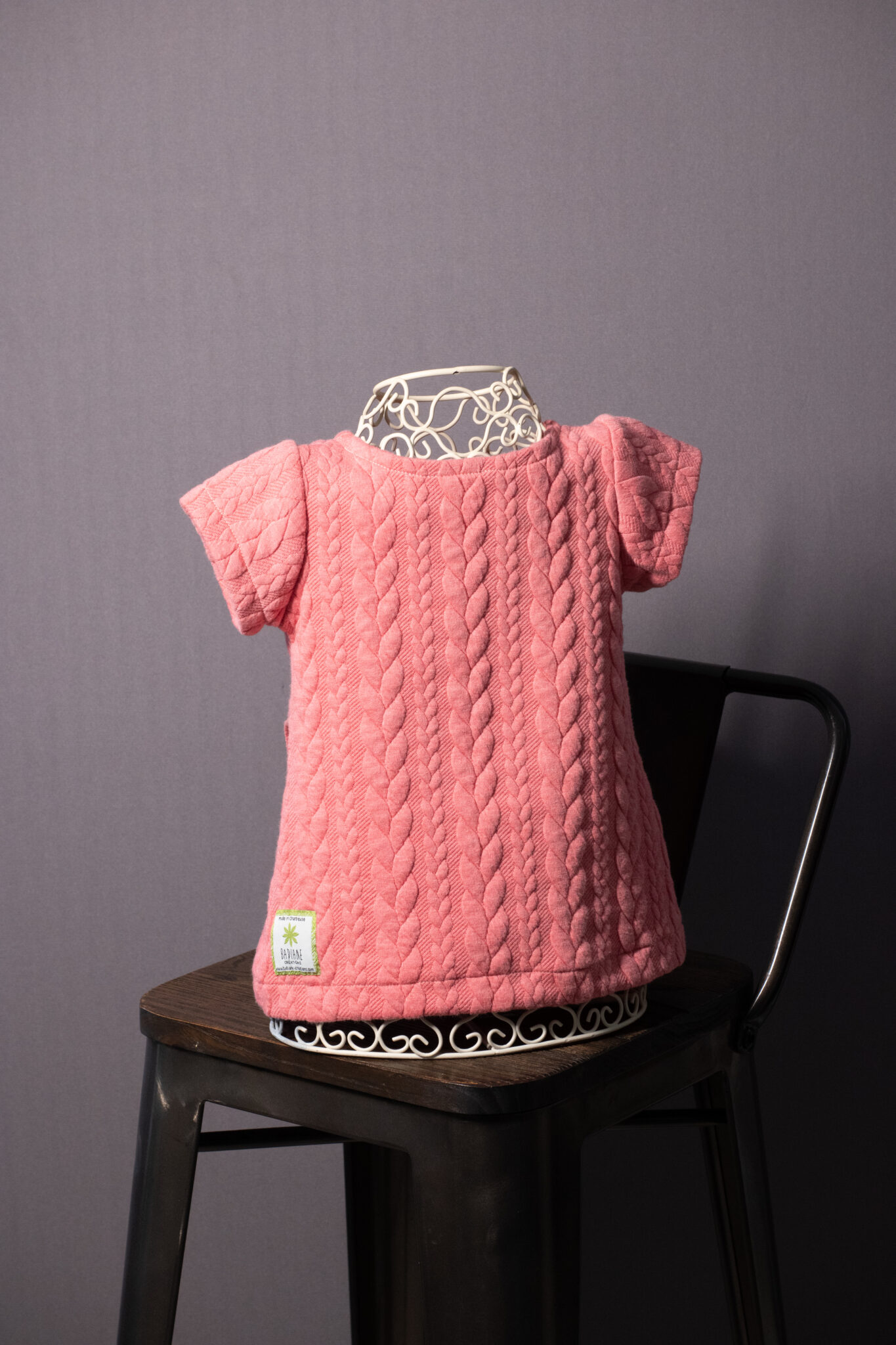 Robe tunique torsades