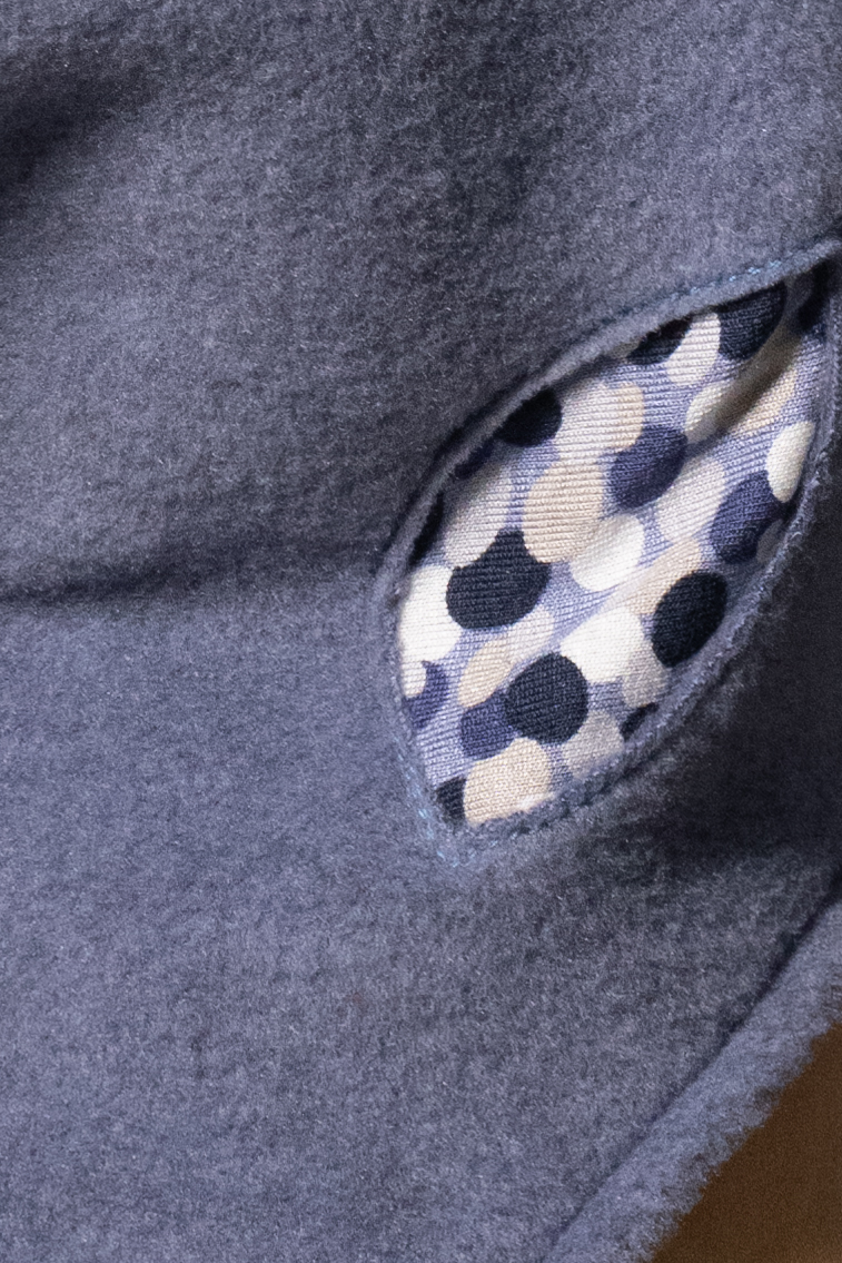 Détail cagoule lutin