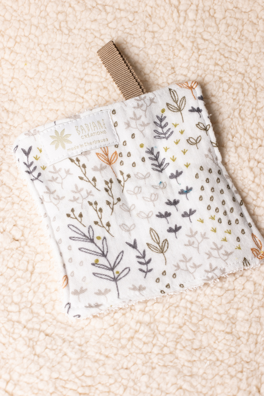 Lingette lingette lavable eucalyptus ou bambou