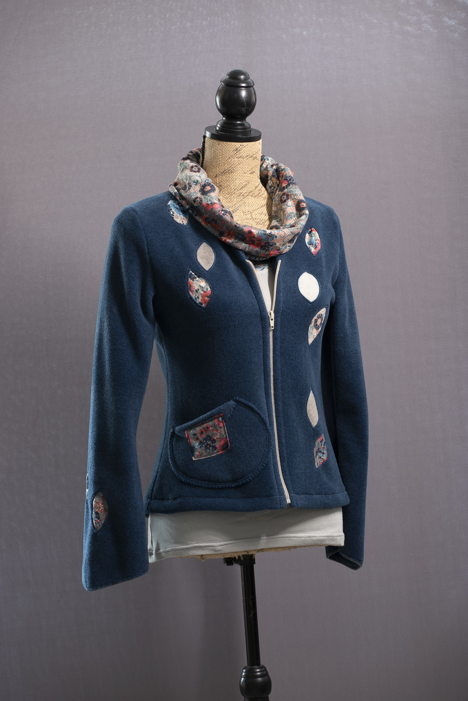 Veste pampeline et top Karla