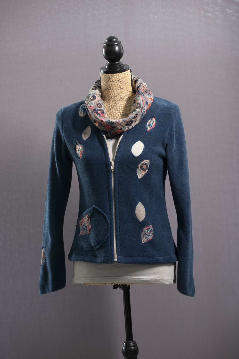Veste pampeline et top Karla