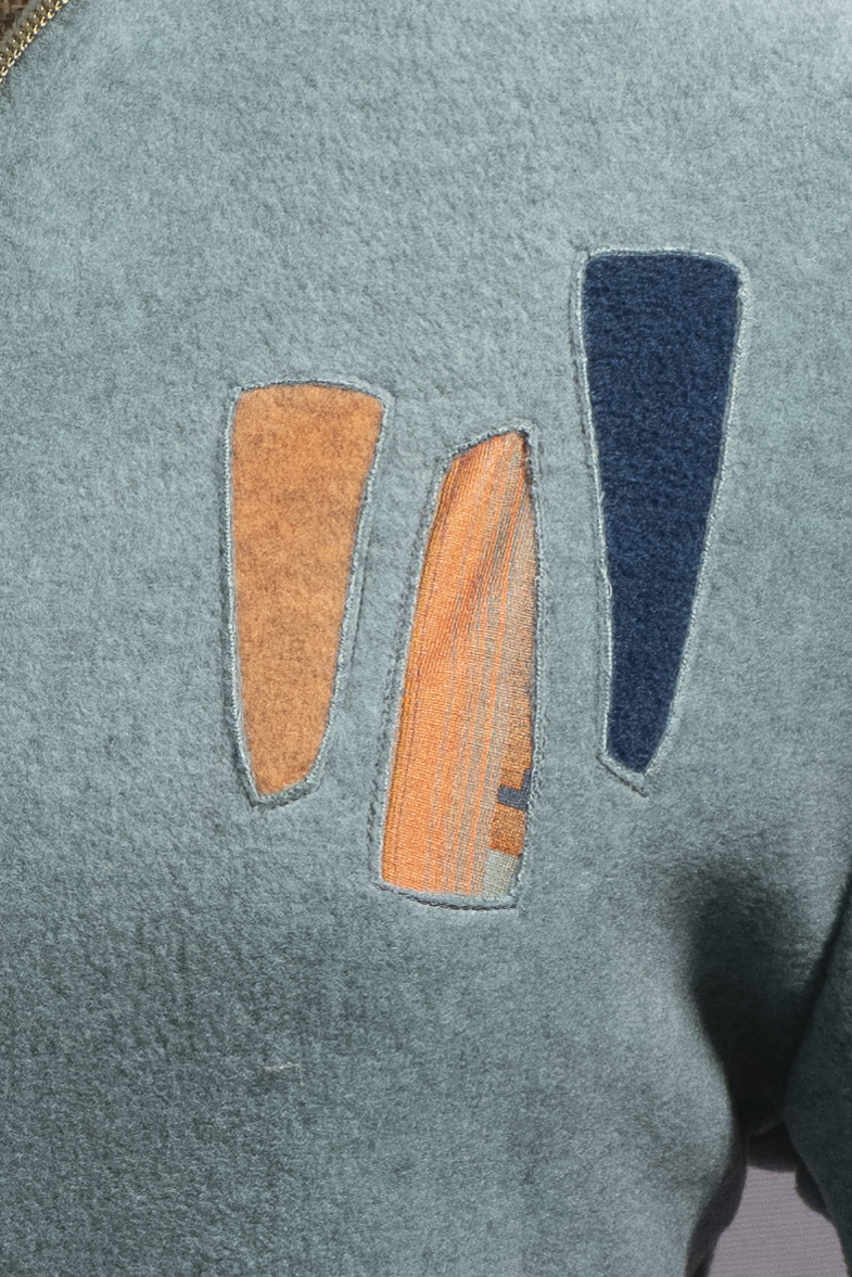 Détail veste pampeline