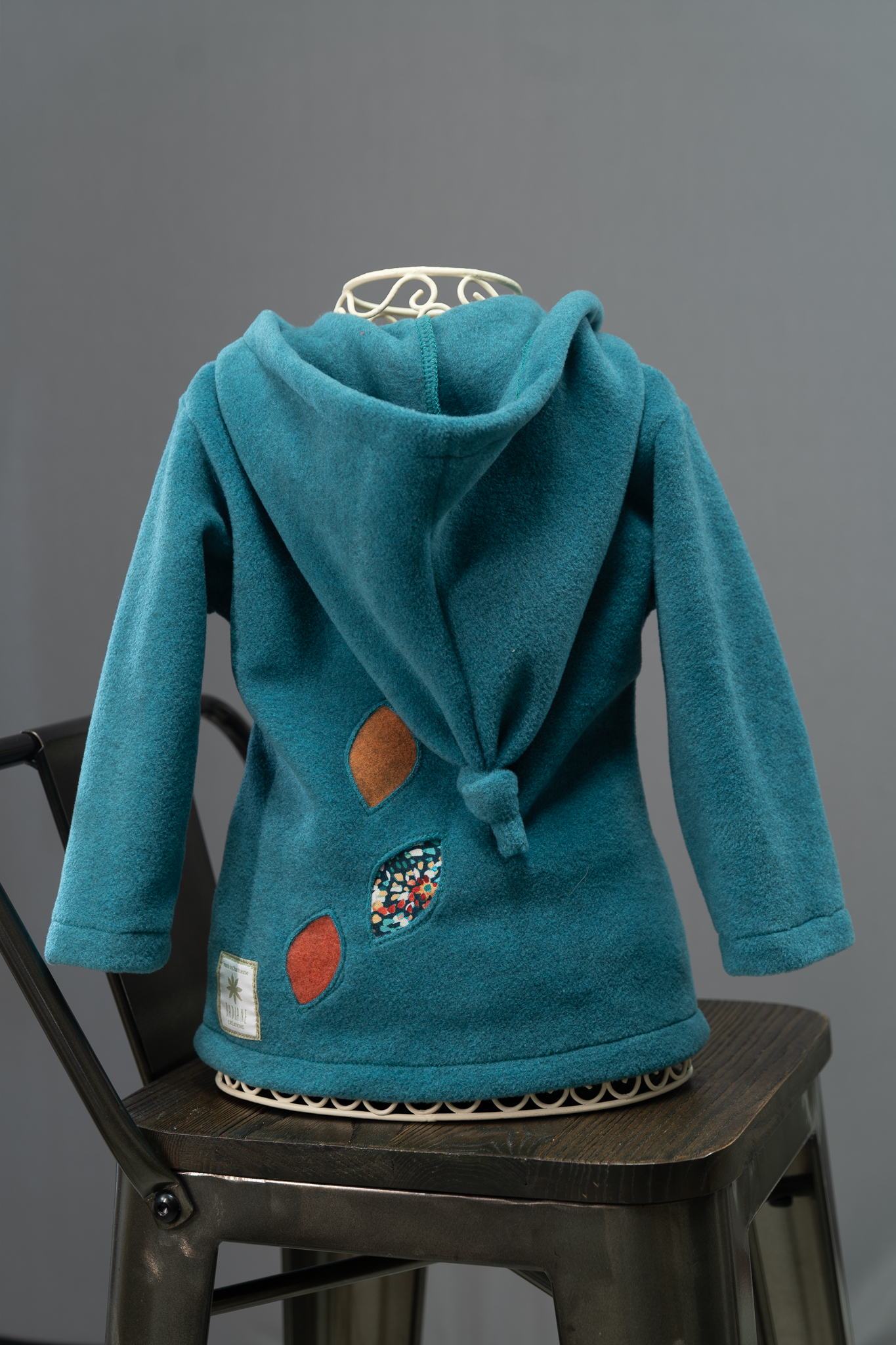 Veste polaire capucine