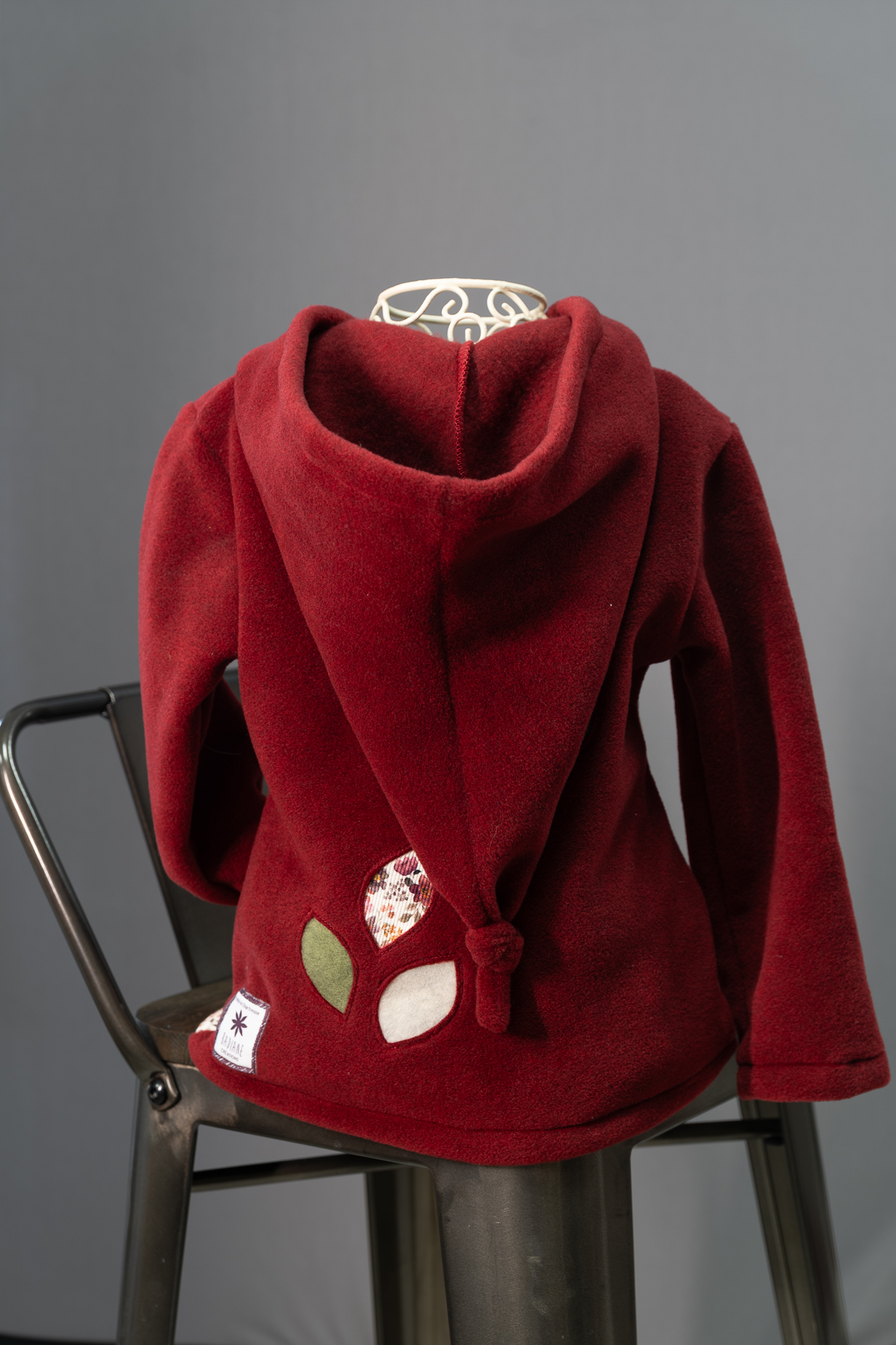 Veste polaire capucine