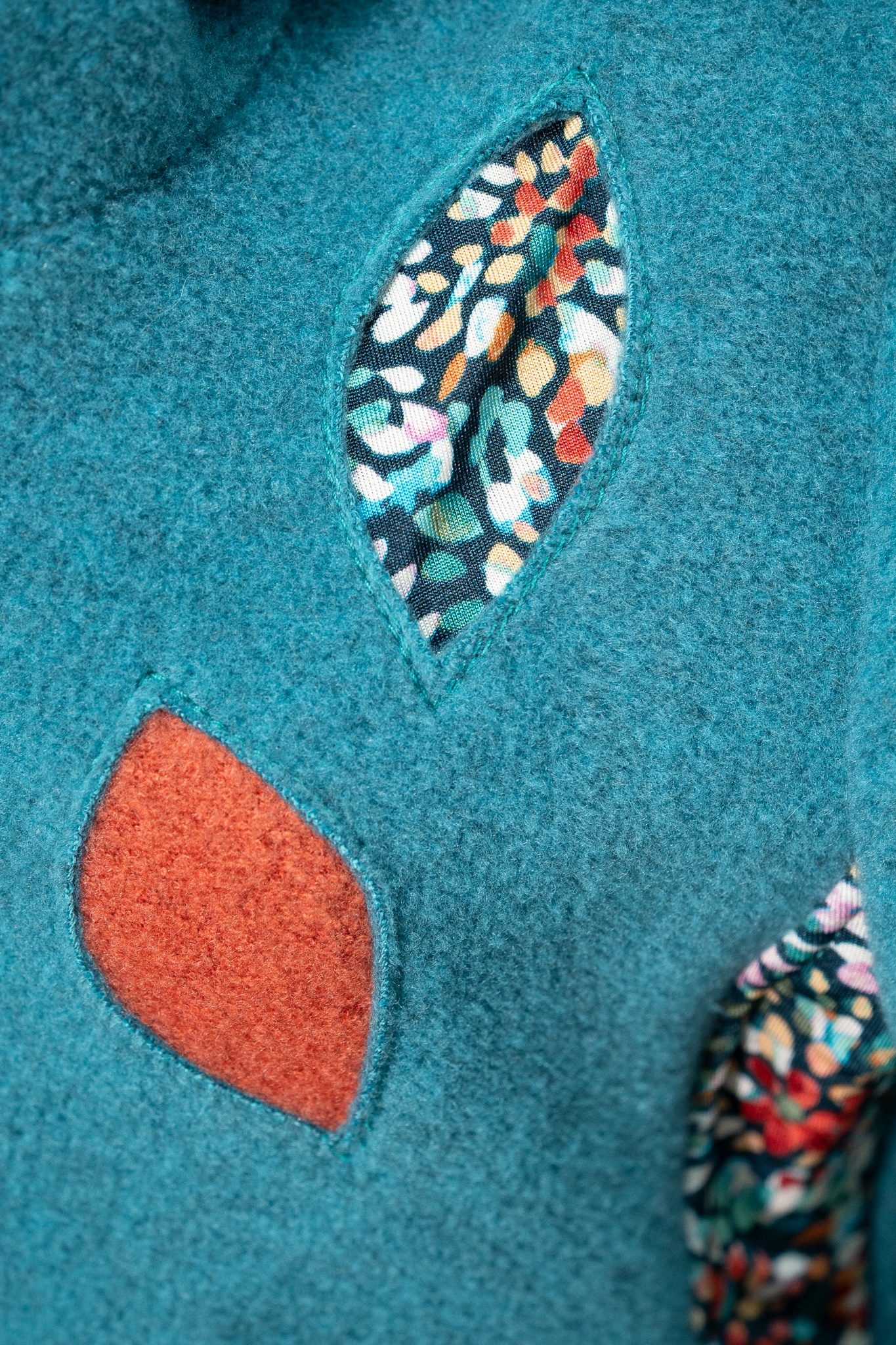 Veste polaire détail