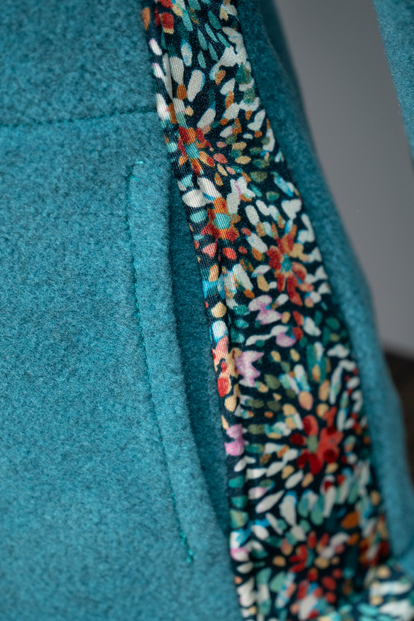 Veste polaire détail