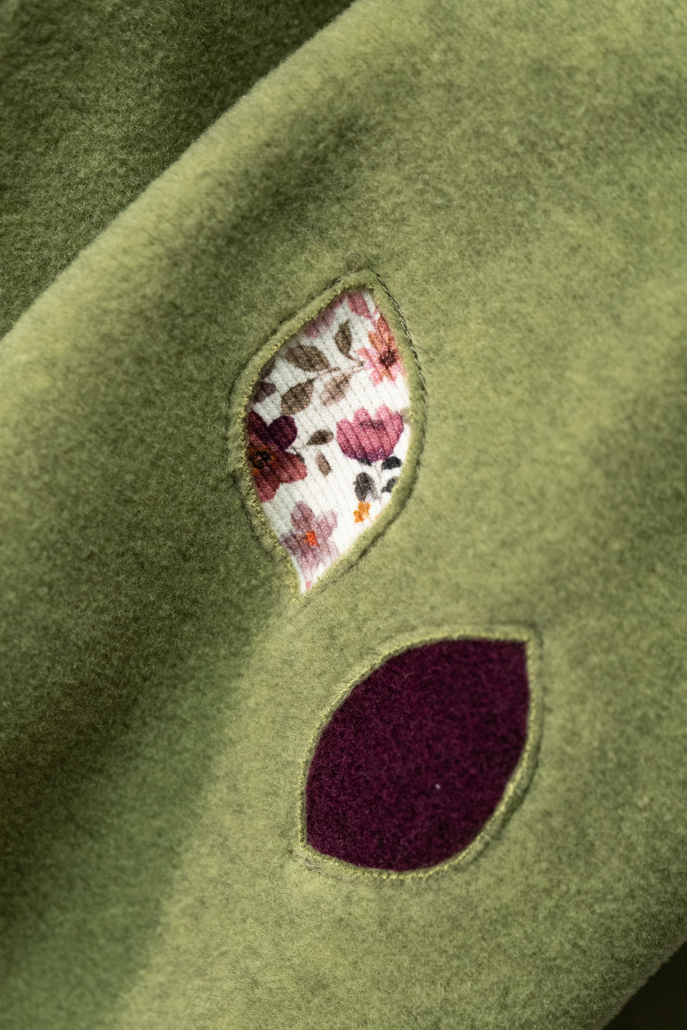 Veste polaire détail Veste polaire détail