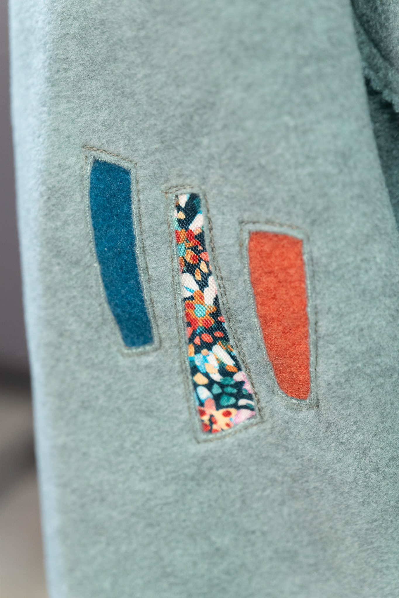 Veste polaire détail