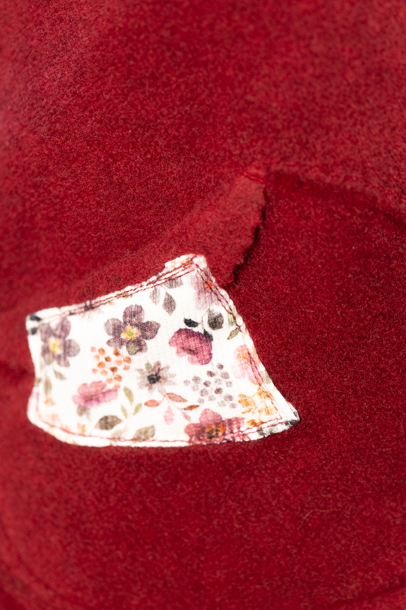 Veste polaire détail