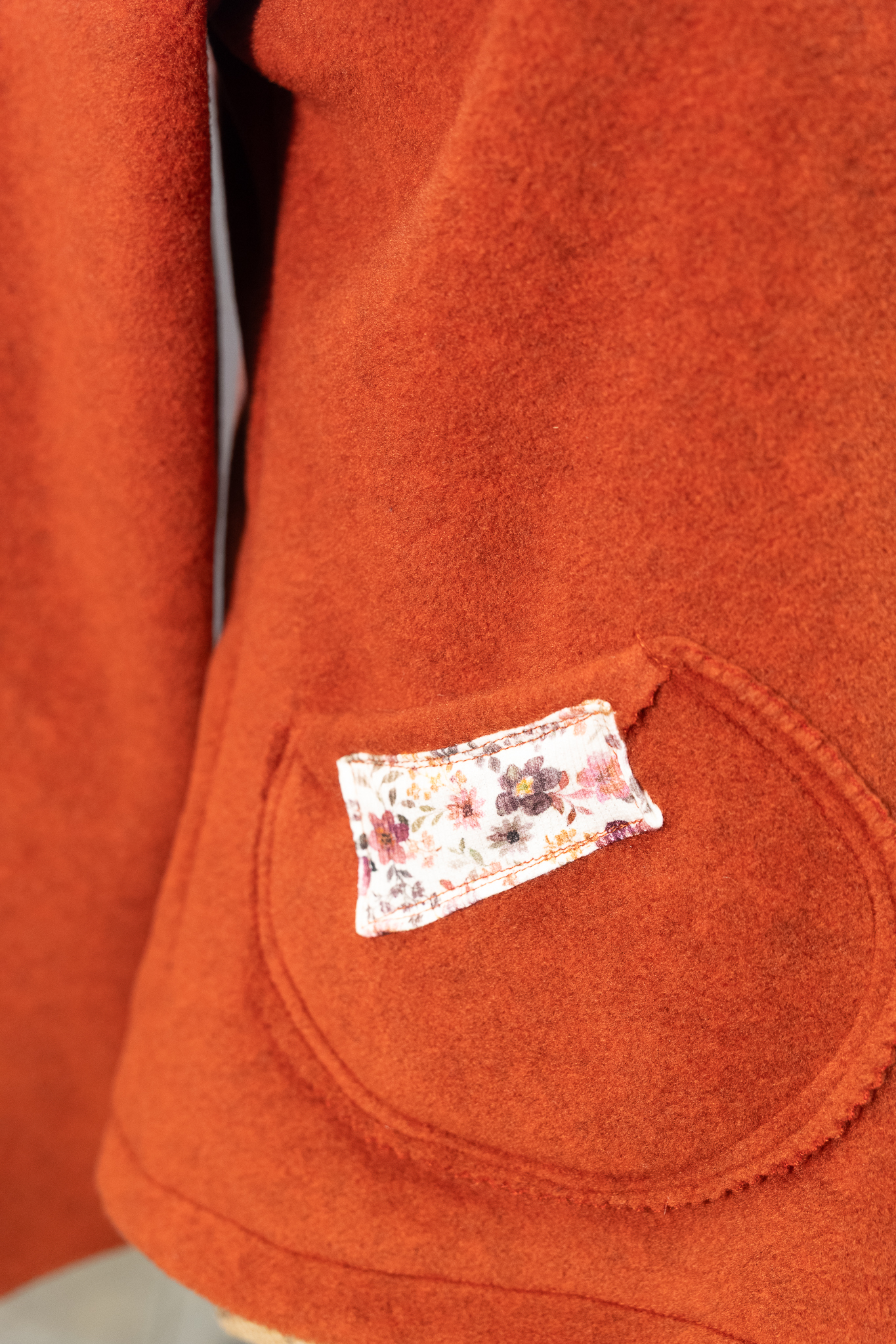 Veste polaire détail