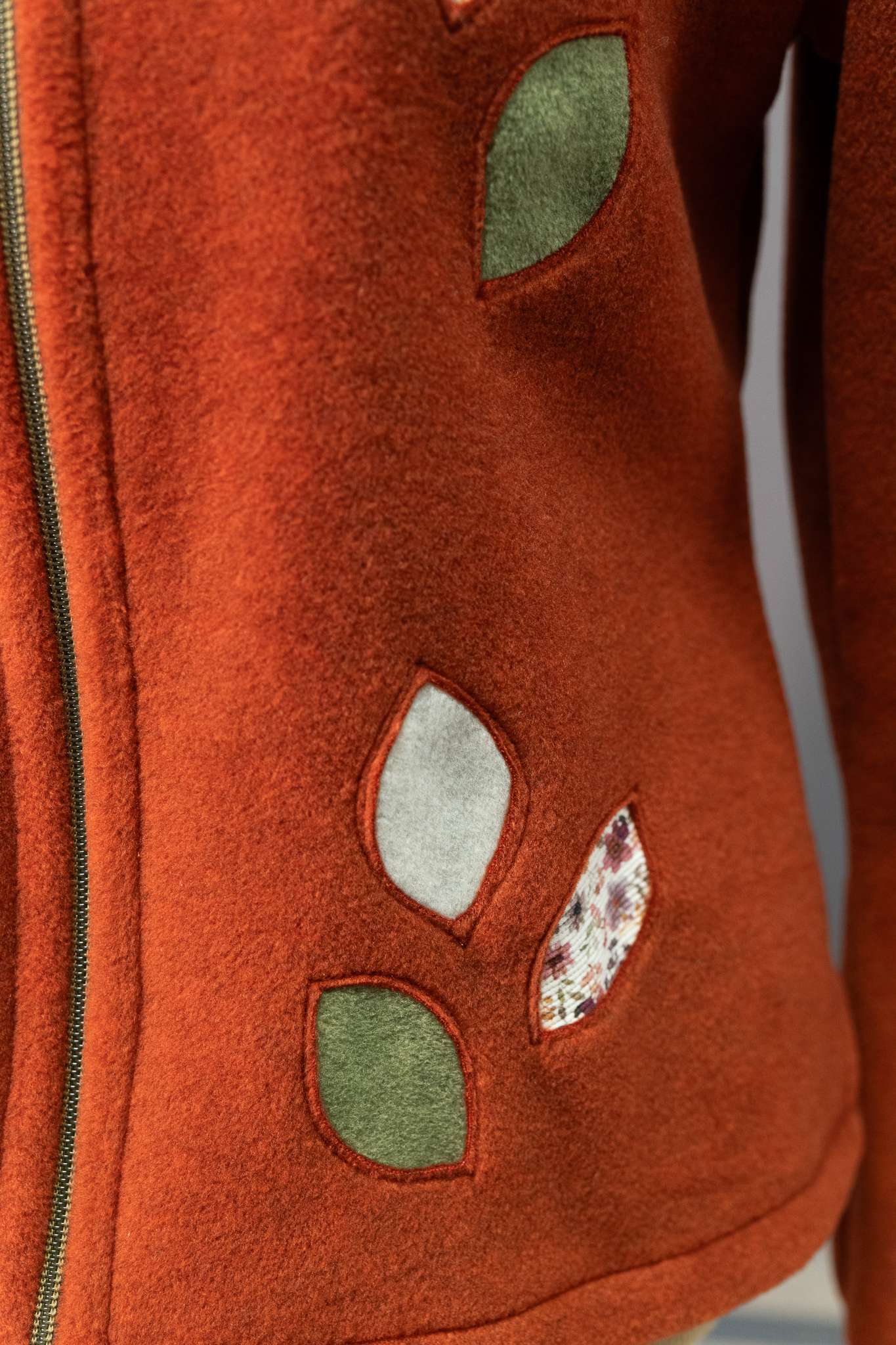 Veste polaire détail